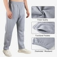 thumbnail image 6 of COOPLUS Mens Wide Leg Sweatpants with Pockets Mens Work Pants Track Cargo Pants for Men Size S M L XL XXL, 6 of 9