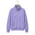 thumbnail image 4 of Girls Half Zip Pullover Sweatshirt Long Sleeve Workout Shirts Fall Clothes Boys Gilrs Mock Neck Athletic Tops Lightweight Fleece Quarter Zip Pullover Kids Teens Sportswear for Golf Yoga Tennis, 4 of 9