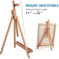 thumbnail image 5 of Falling in Art 25" Beechwood Tabletop Easel, A-Frame Display Stand for Painting, Canvas, Photos, and Signs, 5 of 8