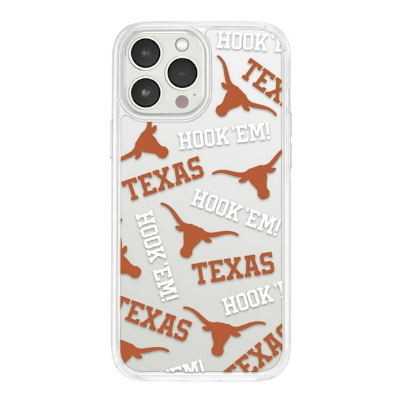 Texas Longhorns HD Phone Case Compatible with MagSafe Apple iPhone 11 (Scattered) by Affinity Bands