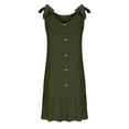 thumbnail image 7 of Xdegoge or Clearance Summer Dresses for Women Plus Size Ruffle Short Sleeve V Neck Casual Dresses Tiered Swing A Line Mini Dress Add to My Order Today, 7 of 7