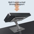 thumbnail image 4 of Soporte Plegable para Tableta XWSHYW Aluminio Ajustable Metal Resistente, 4 of 5