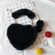thumbnail image 4 of 1pc Fashion Heart Shaped Crossbody Bag For Women Cute Chain Shoulder Handbag With Zip Closure Soft Faux Coin Purse Lined Synthetic Material, 4 of 6
