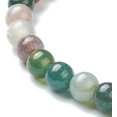 thumbnail image 3 of Pulsera elástica de cuarzo energético con piedras preciosas naturales (1 unidad). Cuentas redondas de 4 mm. Ideal como regalo de cumpleaños para hombre y mujer., 3 of 3