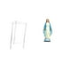 thumbnail image 1 of Mesita de noche,Mesa auxiliar de acrílico transparente,mesa auxiliar transparente de 2 niveles,Mesa pequeña de acrílico,mesita de noche pequeña,compacta,Estatua católica,Estatua de la, 1 of 8