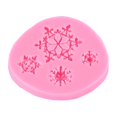 thumbnail image 1 of Molde de chocolate en forma de copo de nieve, molde de fondant 3d, herramientas para hornear profesionales Feliz Sencillez, 1 of 5