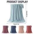 thumbnail image 3 of Coral Fleece Bath Sheet Cozival Oversized Coral Fleece Bath Sheet - Extra Large 70X140Cm Plush Towel for Adults, Ultra Soft and Highly Absorbent, Thick and Cozy for Bathroom, Shower, and Spa Use, B, 3 of 7