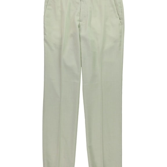 Perry Ellis Mens Slim Fit Essentials Casual Trouser Pants, Beige, 32W x 32L