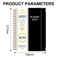 thumbnail image 4 of 2025 Planner - Weekly & Monthly Planner 2025 from Jan. 2025 - Dec. 2025 with To-Do List, 6.3'' × 8.4'', Strong Twin-Wire Binding, Inner Pocket, Elastic Closure, 4 of 5