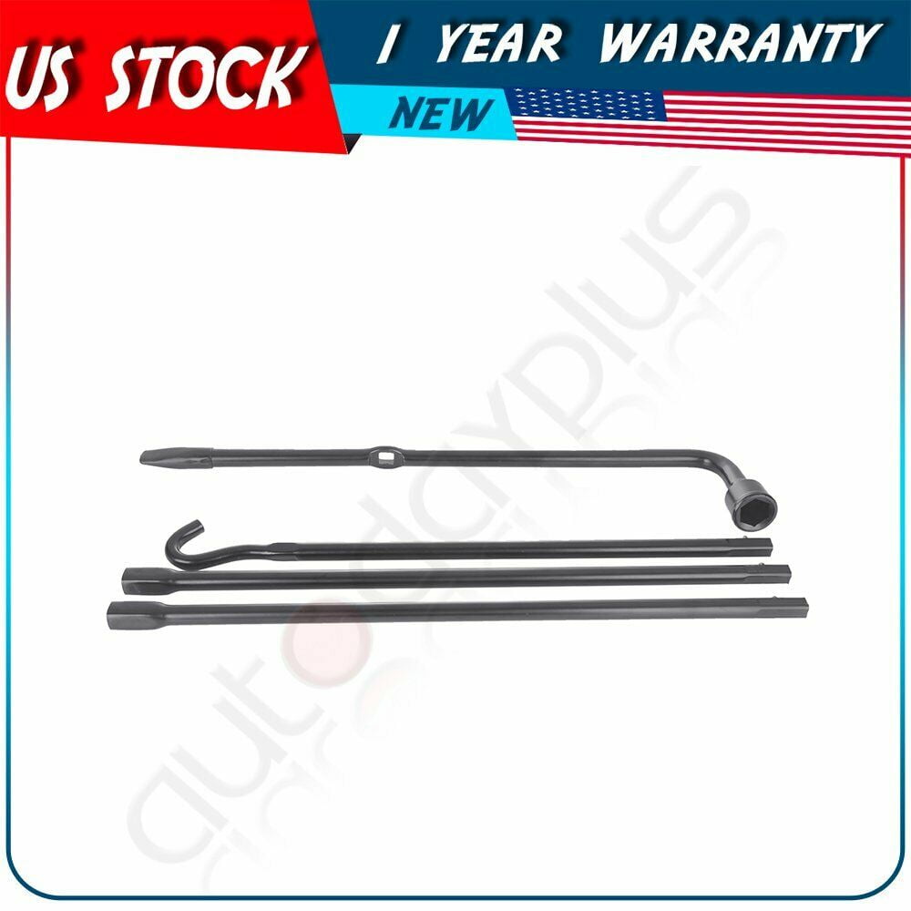For Ford F-150 Pickup Spare Tire Lug Wrench Tool Kit Set+Scissor Jack w/ Handle 