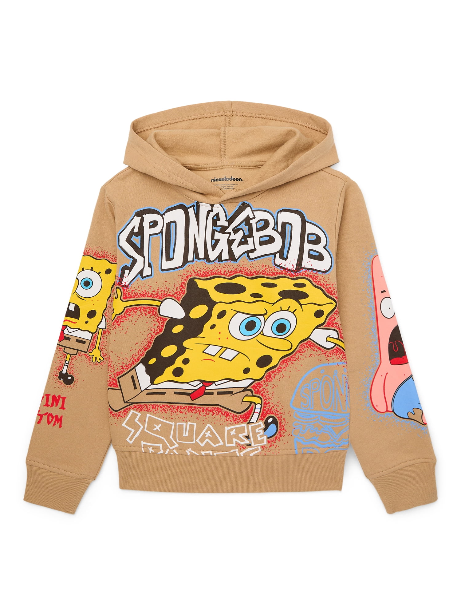 Tuta Bambino Nickelodeon SpongeBob SquarePants - Felpa Con Cappuccio E Pantaloni Jogging In Pile - Vestiti Per Bambini - 6