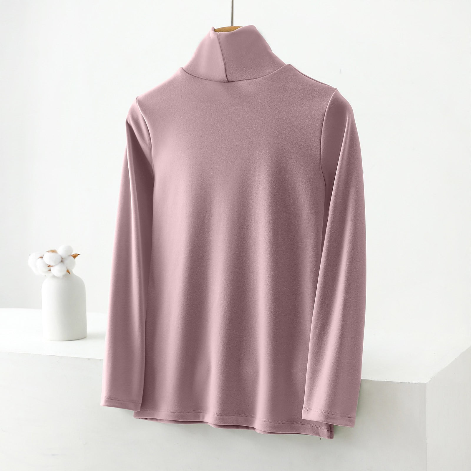 HBYJLZYG Thermal Underwear For Women, Turtleneck Long Sleeve