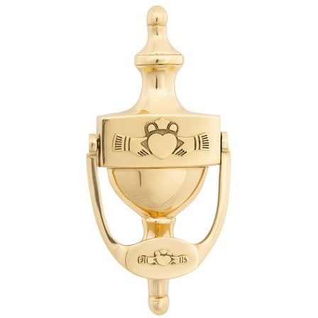 Exclusively Irish Claddagh Door Knocker Made of Solid Brass