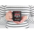 thumbnail image 2 of Woman Who's Laughing, Laughter Yoga Meditation Quotes, Black 11oz Ceramic Mug, 2 of 5