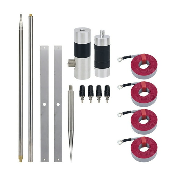 GPTWO-PRO Portable HF Antenna, 7-54MHz Shortwave GP Antenna for Outdoor Amateur Radio, High-Performance HF Radio Antenna