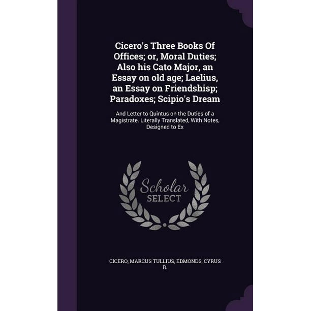 Cicero on duties sparknotes image