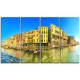 thumbnail image 2 of Panorama du Grand Canal Teinté Jaune - Impression sur Toile, 2 of 3