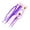 Purple, variant on Hair Styling Tools, French Braiding Tools, 3pcs Hair Loop Styling Tool with 1pcs Rat Tail Comb for Girls and Women, Lightweight Durable Environmentally Friendly Plastic Hairdressing Set