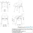 thumbnail image 6 of GentleBoost Uplift Assist Commode & Shower Chair with Integrated Toilet Safety Rail Self-Powered Uplift Seat, 6 of 6