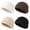 Black/Beige/Coffee/Apricot, variant on 2 Pack Winter Toboggan Beanie Hats, Thick Ribbed Knit Fisherman Hat, Thermal Windproof Winter Gift for Men Women, Skiing Hiking, Grey/Black