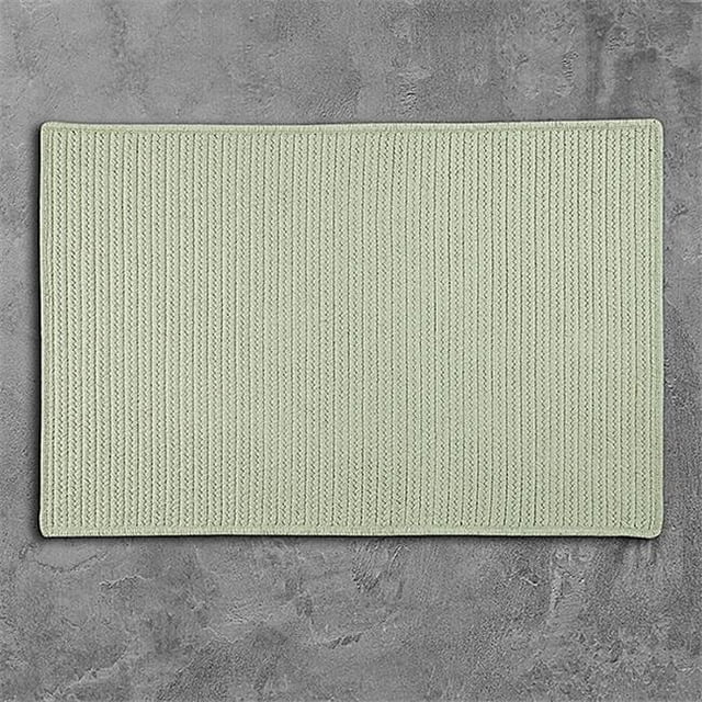 Colonial Mills Rug LS13R096X120S 8 x 10 ft. Sunbrella Solid Braided Rug Sea