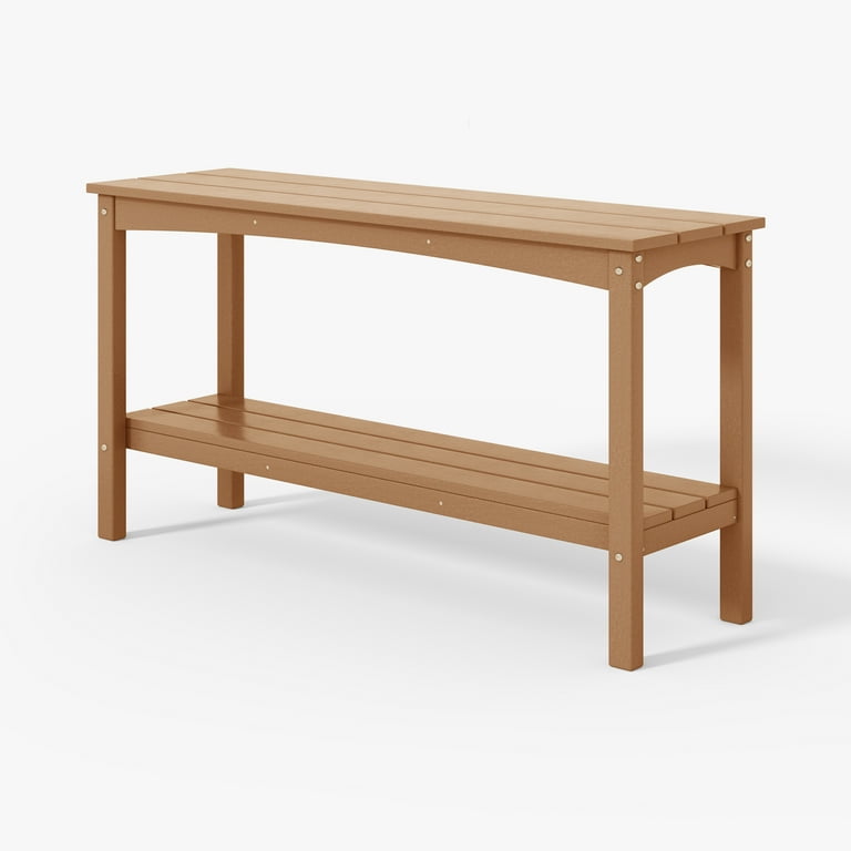 Teak Two Tier Console Tale Teak Two Tier Console Tale