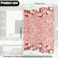 thumbnail image 3 of SCRAWLGOD Christmas Snowman Cane Holly Snowflake Pink 1 Pcs Sofa Headrest Cover Non Slip Headrest Protector for Recline Chair PU Leather Head Protector Cover for Living Room,Office Chair,17x27in, 3 of 7