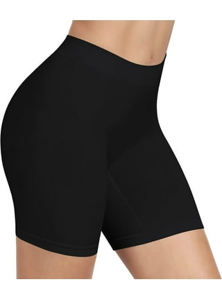 Slip Shorts for Under Dresses Women Anti Chafing Shorts Underwear Seamless Under  Dress Shorts Boyshorts Panties 