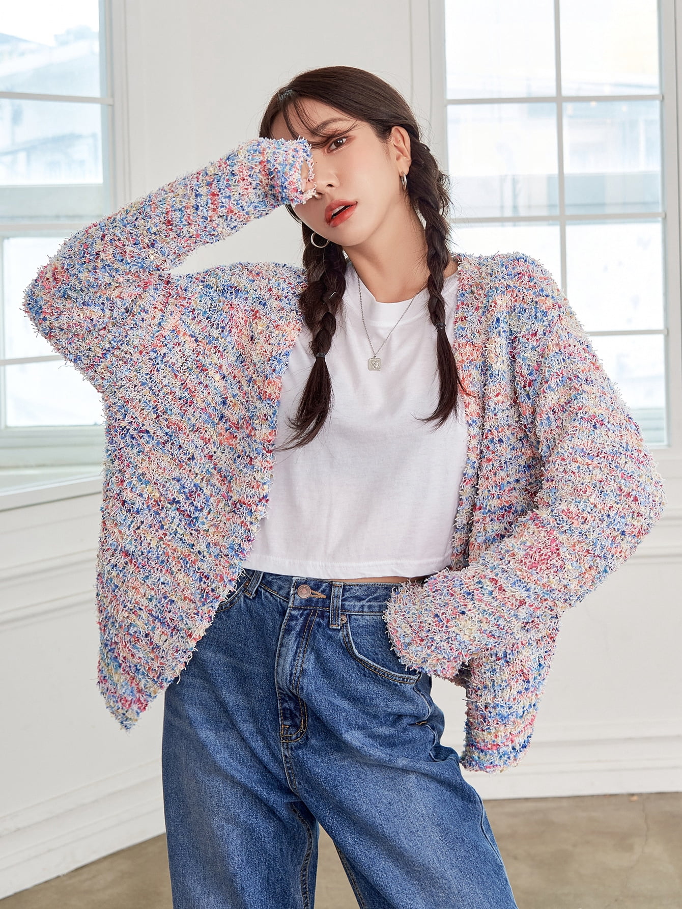Front Confetti Cardigan 