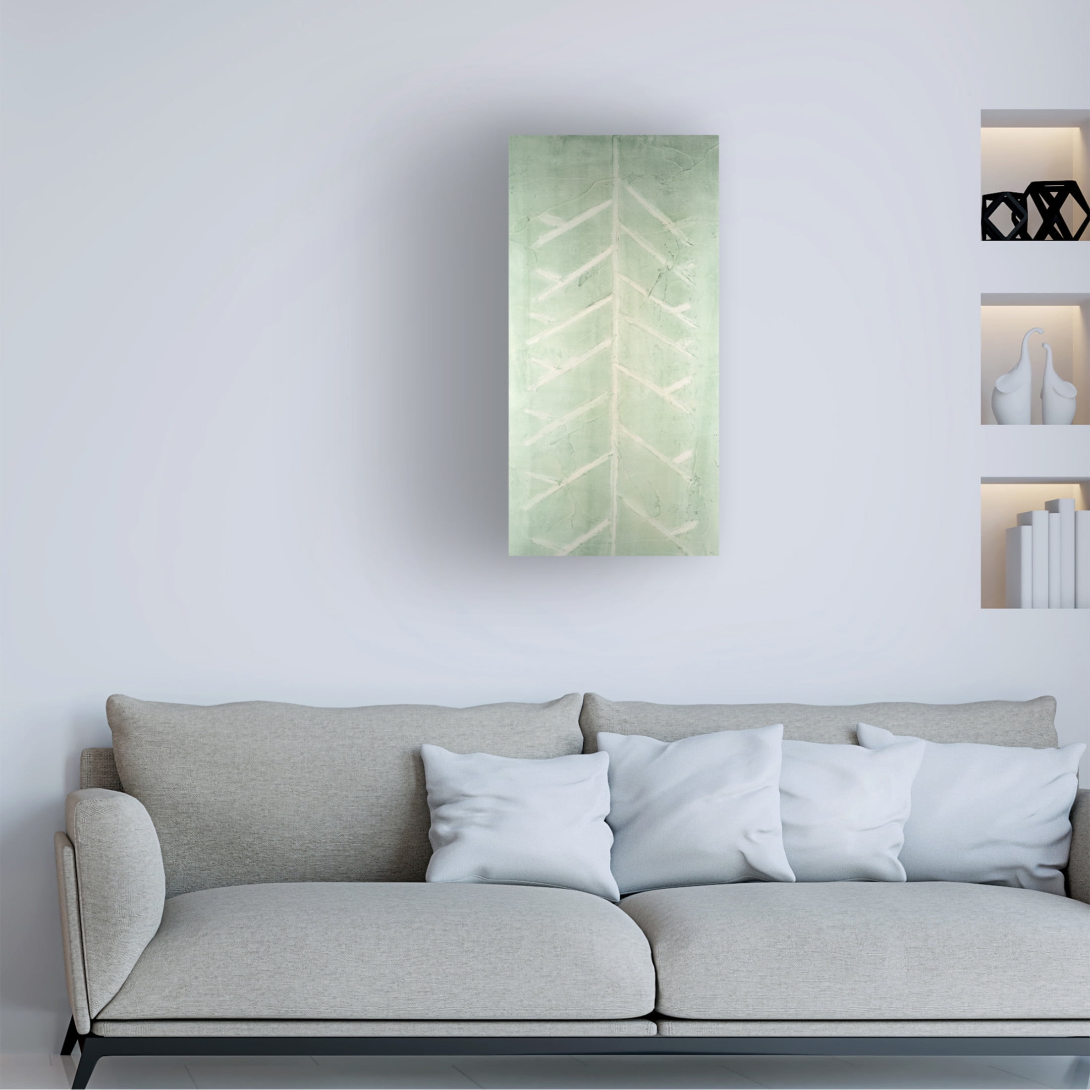 Canvas Wall Art - Vanna Lam 'Veriegatas IV' Wall Art for Living Room, Bedroom, or Office Décor by Trademark Fine Art - 16 x 32 Inches