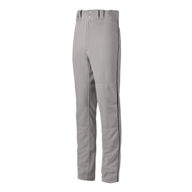 Pantalón Mizuno para niños Youth Select Pro Piped G2 gris-negro XXL