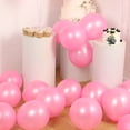 thumbnail image 4 of Efavormart 50 Pack Pink Biodegradable Balloons, Eco-friendly Thickened Extra Strong Latex Helium Party Balloons - 12", 4 of 10