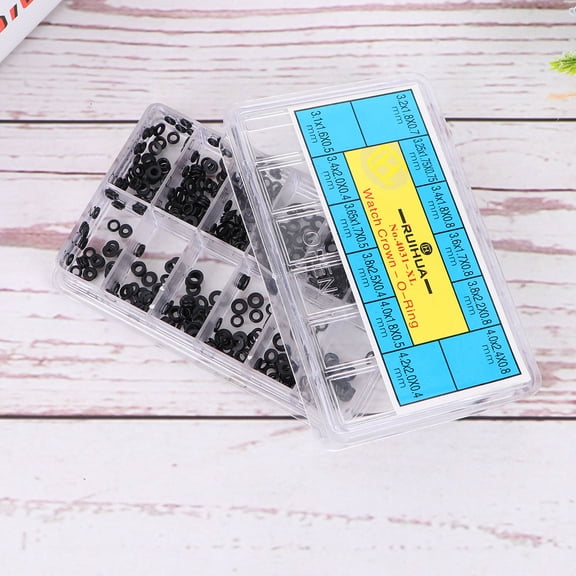 MLINS  500 Pcs Watch Seal Gaskets Waterproof Tool Sports Watches Black