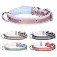 thumbnail image 4 of M- Collar de microfibra reflectante para perros pequeños, medianos y grandes, gato, macho, hembra, placa de identificación personalizada, collar con medalla, perro, gato, gatito, cachorro, niña, nombr, 4 of 5