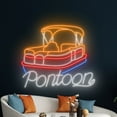 thumbnail image 5 of Handmadetneonsign Pontoon Boat Neon Sign, Pontoon Boat Wall Art Decor, Ocean Lover Wall Decor, 5 of 5