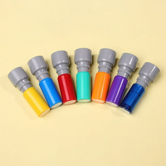 Raindrops 3-Piece Assorted Color Plastic Stamper Set for Birthday Parties, Craft Projects, and Kids’ Fun