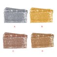 thumbnail image 4 of Transemion Wedding Table Sequin Table Runner Tablecloth Cover Party Table Runner Tablecloth Cover Banquet Decoration 30x180CM No.01 1Set, 4 of 6