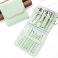 thumbnail image 4 of Professional Pedicure Kit Nail Clipperstools, Grooming Kit Nail Care Tool With Leather Travel Case, 4 of 5