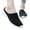 K-Black, variant on Women -On Walking Shoes, Knit Memory Foam Insole Softsole Slippers, Casual Air-Cushion Sports Wedges Tennis Shoes Closed Toe Non- Slippers Sneaker 7.5