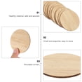 thumbnail image 6 of COMPUKAS 20PCS Unfinished Round Wooden Pieces for Painting and Crafts, Perfect Gift for Loved, 6 of 6