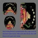 thumbnail image 5 of Juego de 4 cortinas de ducha con dibujos de ranas, decoración de baño para niñas y niños con flores rosas, cortina de ducha de tela impermeable, alfombra de baño antideslizante, regalos de hongos, 5 of 8