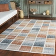 thumbnail image 2 of SAFAVIEH Scarlett Nader Geometric Area Rug, Beige/Ivory Rust, 5'3" x 7'6", 2 of 11