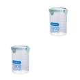thumbnail image 2 of braveheart PP Food Storage Box Portable Transparent Replacement Fridge Restaurant Case 1000ml 2Set, 2 of 6