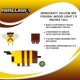 thumbnail image 5 of ER Minecraft Yellow Bee Figural LED Mood Light - Lámpara de mesita de noche para escritorio - Accesorios de decoración del hogar y elementos esenciales del dormitorio - Videojuego oficial coleccionable - 5 pulgadas de altura oso de fresa Electrónica, 5 of 5