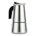 thumbnail image 1 of Nimoa Cafetière, 100 ml/200 ml/300 ml/450 ML en Acier Inoxydable Moka Pot Espresso Cafetière Poêle Home Office Use(100ml), 1 of 8