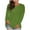 Army Green 2, variant on Womens Tops Sawvnm Women's Fashion Solid Loose Long Sleeve T-shirt Pullover Tops