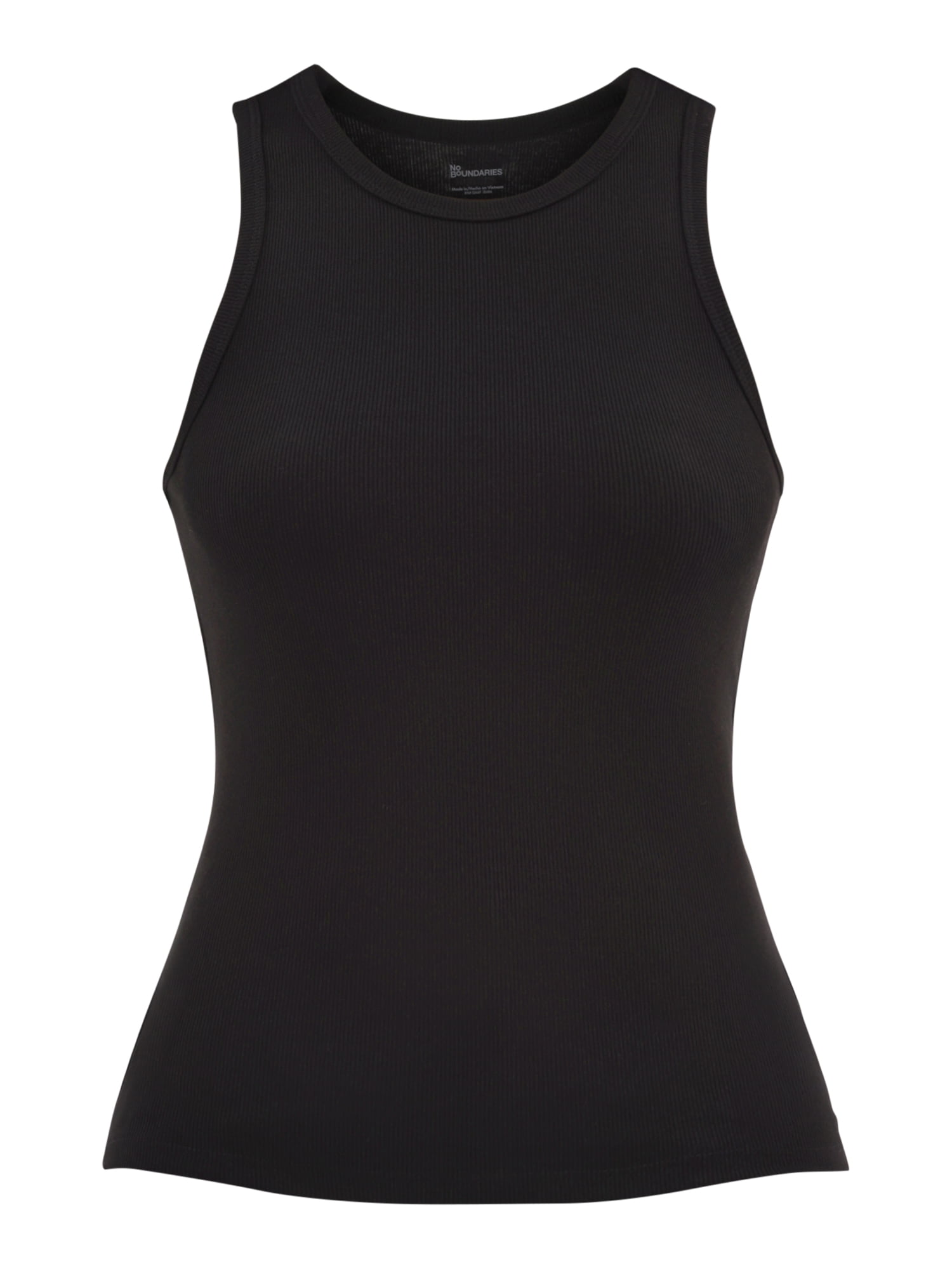 No Boundaries High Neck Tank Top, Women's, 3-Pack, Sizes XXS-XXL