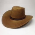 thumbnail image 5 of Washranp Trilby Cap Cowboy Style Adjustable Wide Brim Jazz Cap Costume Accessory for Horse Riding, 5 of 6
