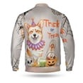 thumbnail image 2 of Trick or Treat Corgi Funny Mummy Cosplay Pumpkin Candy Basket All Over Print 3D Baseball Jacket Welsh Corgi Dog Lover Gifts Idea Bomber Jacket Softball - 12016, 2 of 6