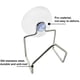 thumbnail image 4 of Soporte para esponja de cocina INOX, soporte para esponja de acero inoxidable con ventosa firme, soporte para esponja de baño para paño de cocina, tapa de fregadero, paquete de 4 jabones, 4 of 7